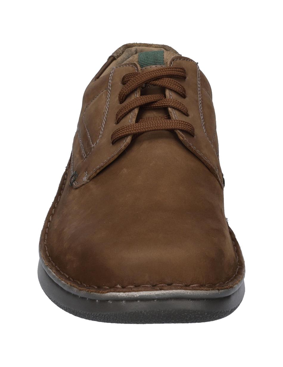 Halbschuh Alan 09, tabak-kombi