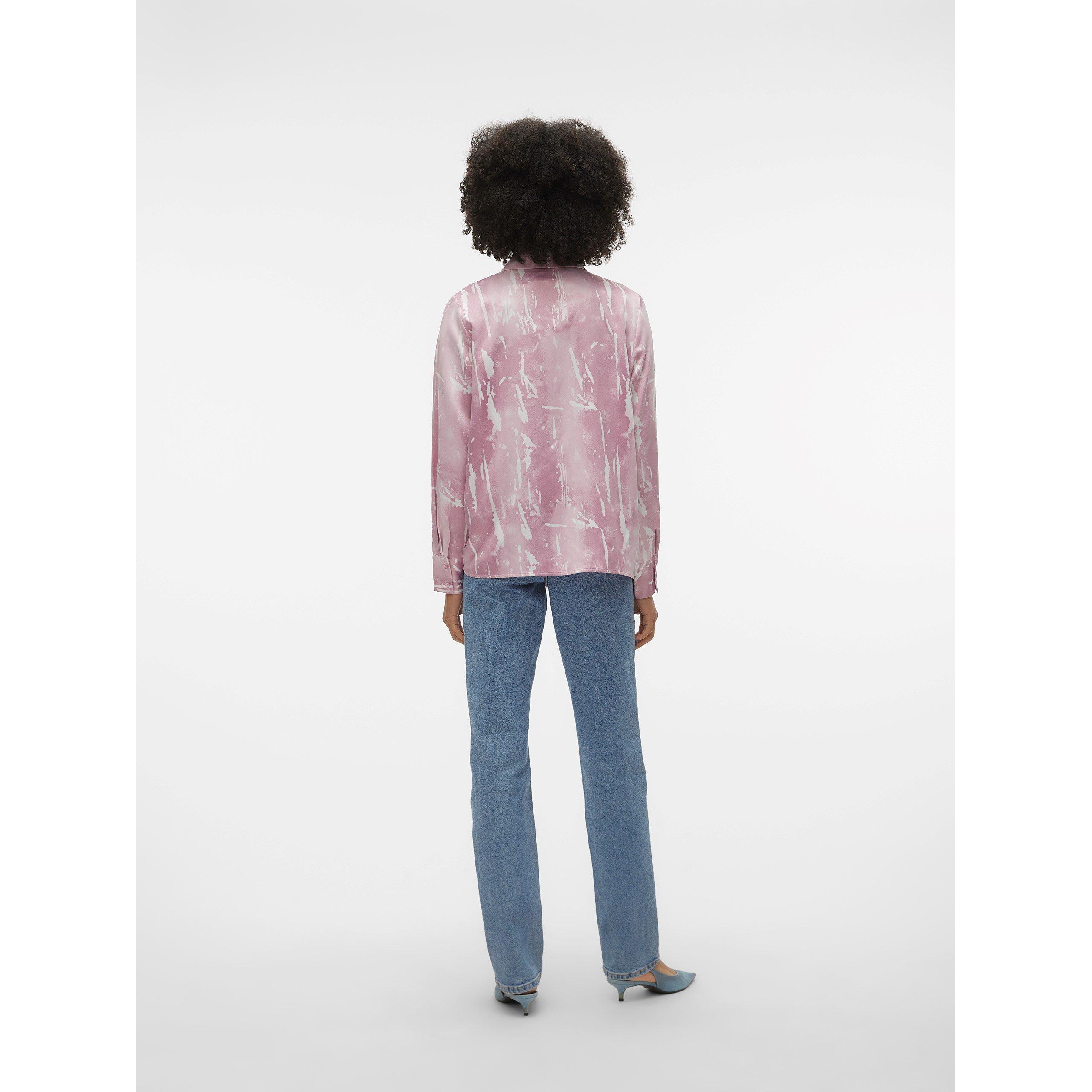 Vero Moda Long Sleeve Patterned Shirt