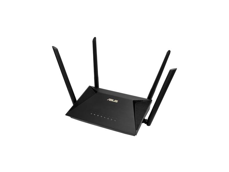 ASUS Dual-Band WiFi Router RT-AX53U WiFi 6 AX1800 Dual Band WiFi 6 (802.11ax) Router mit MU-MIMO und OFDMA Technologie, mit AiProtection Classic Netzwerksicherheit