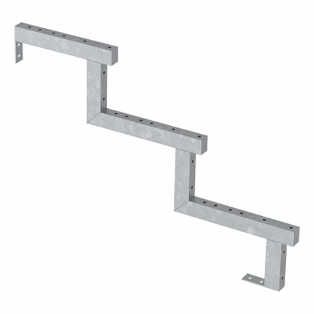 TRAPPEVANGE PLUS 3-STEG STÅL 78X51CM