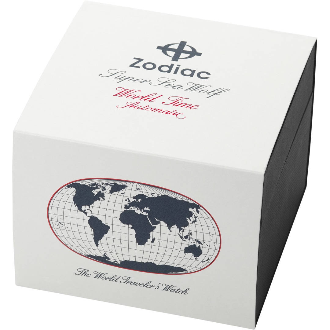 Zodiac Super Sea Wolf GMT World Time Automatic