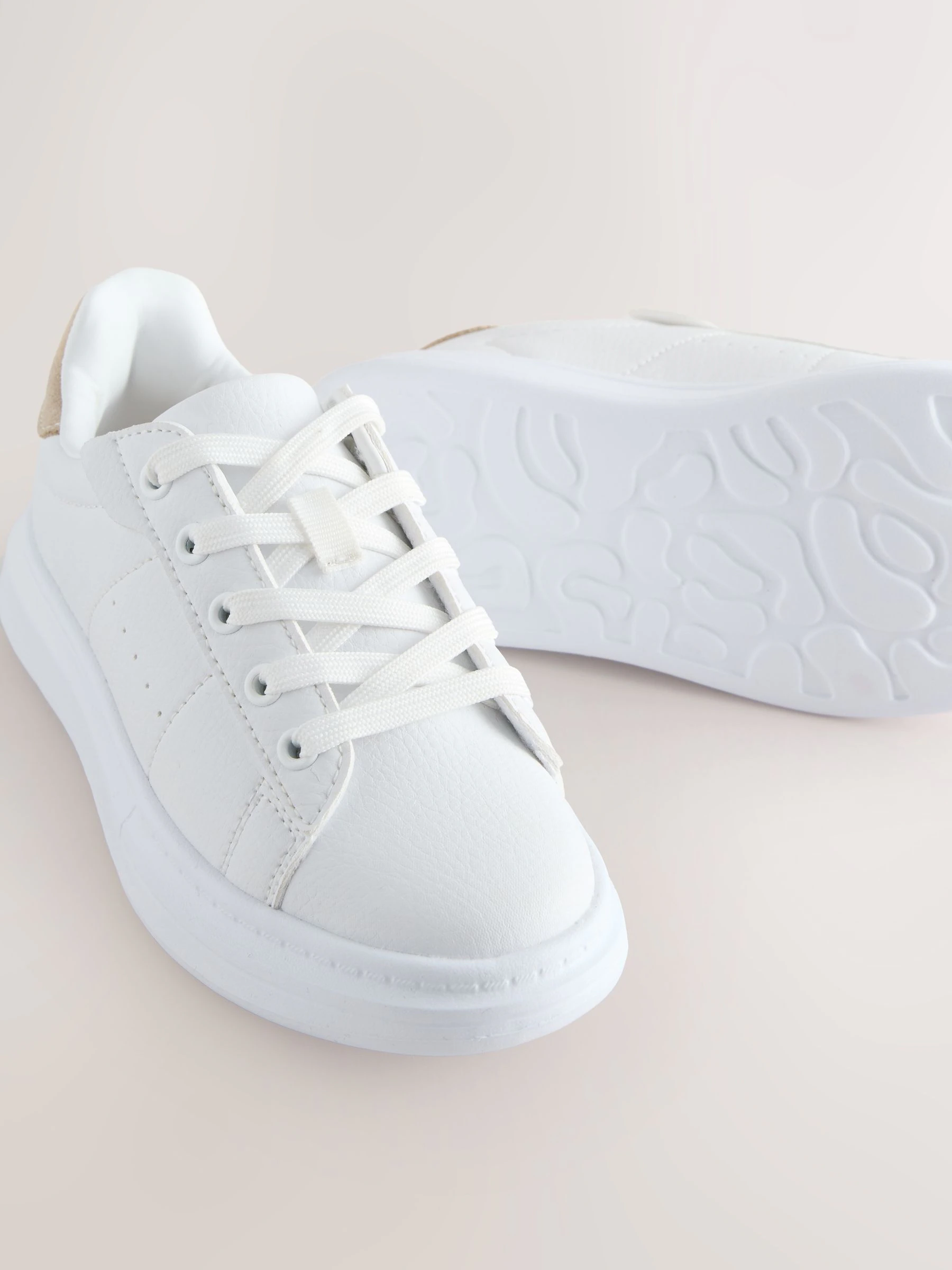 Wit - Sneakers met veters