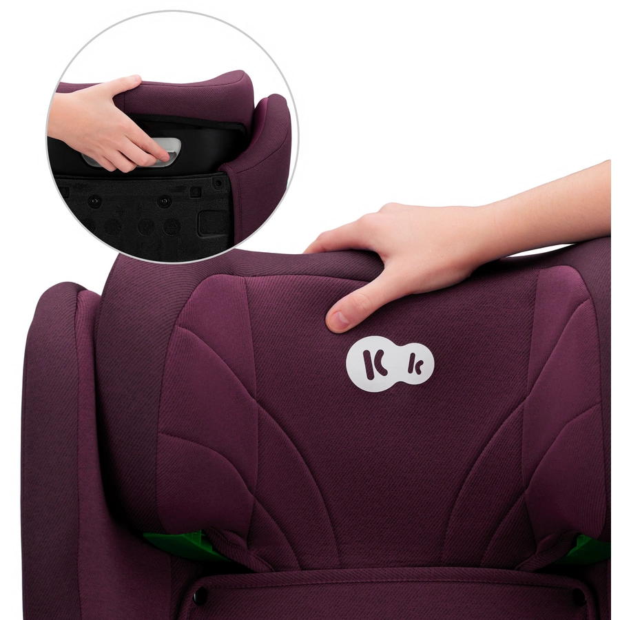 Kinderkraft Kindersitz Junior Fix i-Size cherry pearl