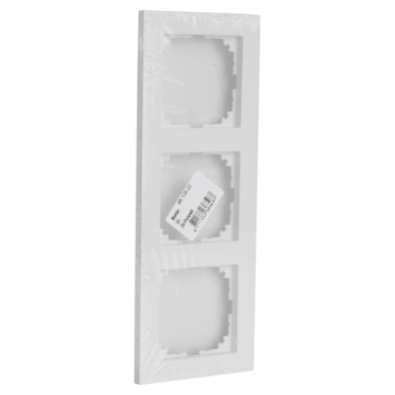 Schneider Merten System-M Afdekraam 3-voudig Actief Wit