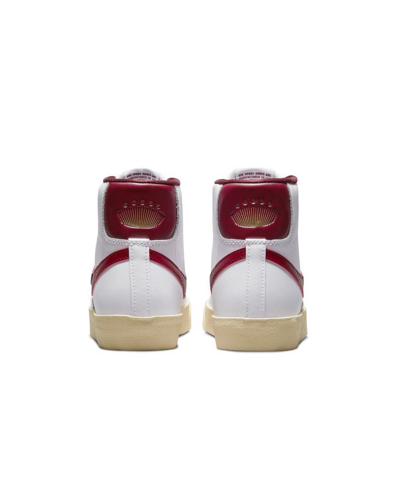 Chaussures Nike Blazer Mid '77 Blanc & Rouge pour femme