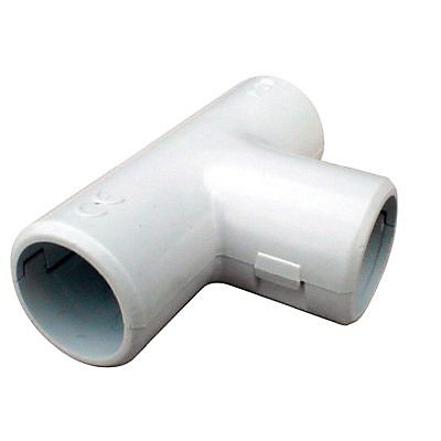 2 tés Diall gris ø20 mm