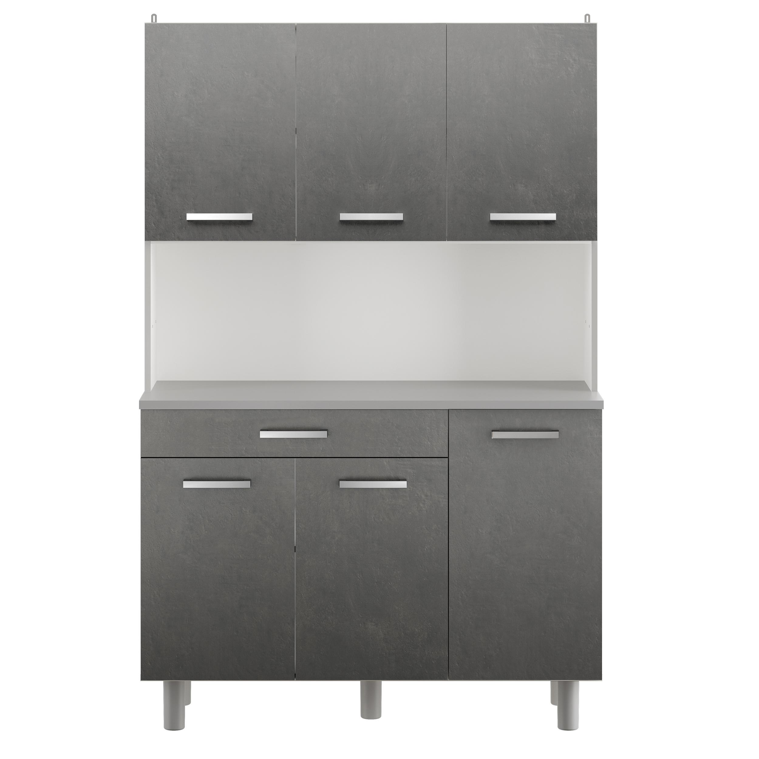 PIXEL BUFFET BETON 120CM
