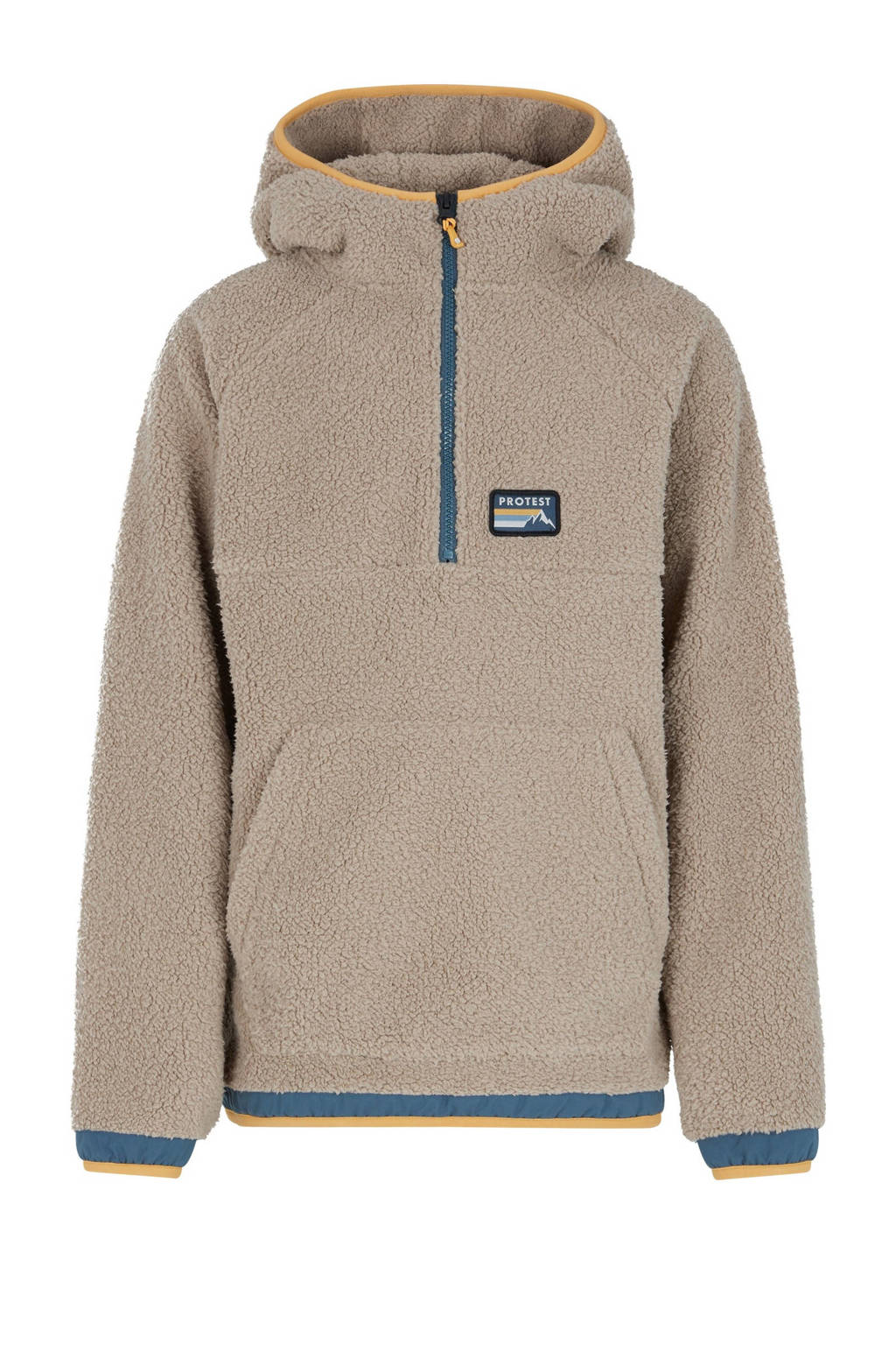 Protest hoodie fleece PRT CULT JR beige