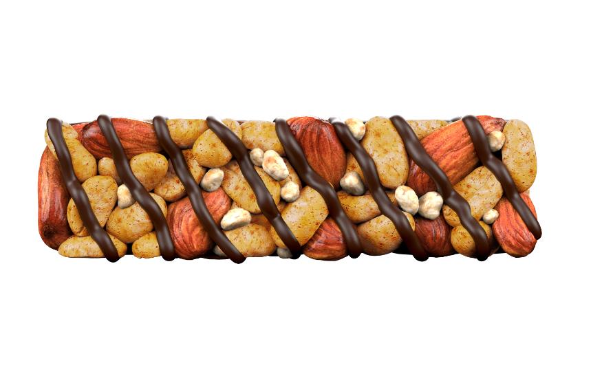 Riegel Peanut Butter Dark Chocolate 12 x 40 gRiegel mit Erdnussbutter und dunkler Schokolade