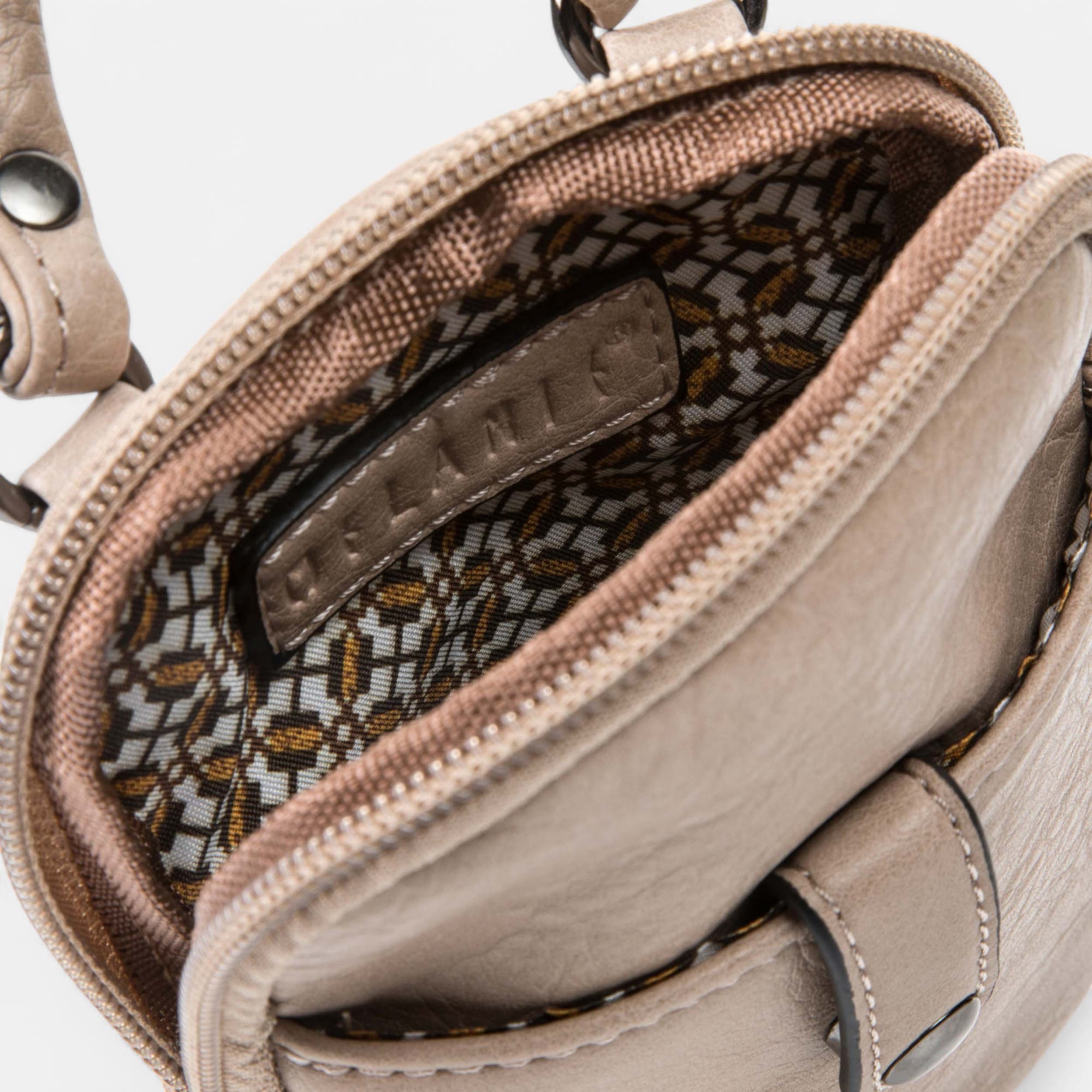 Pochette pour téléphone beige