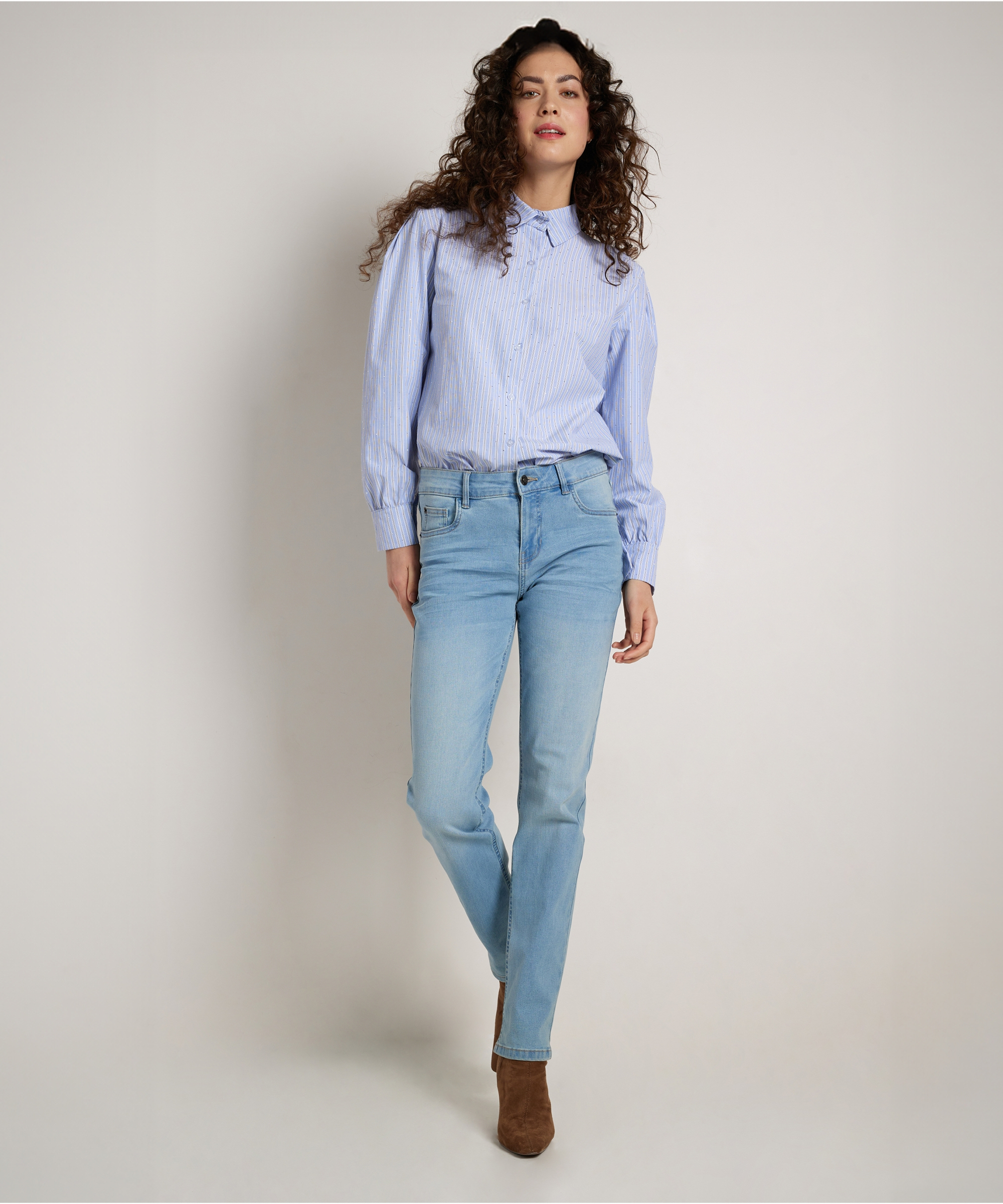 regular fit stretch jeans mia - licht