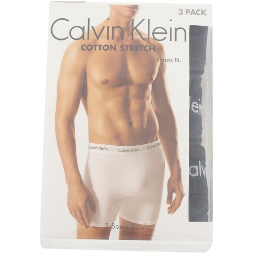 Calvin Klein Jeans - Pack De 3 Calzoncillos De Algodón Elásticos Negro