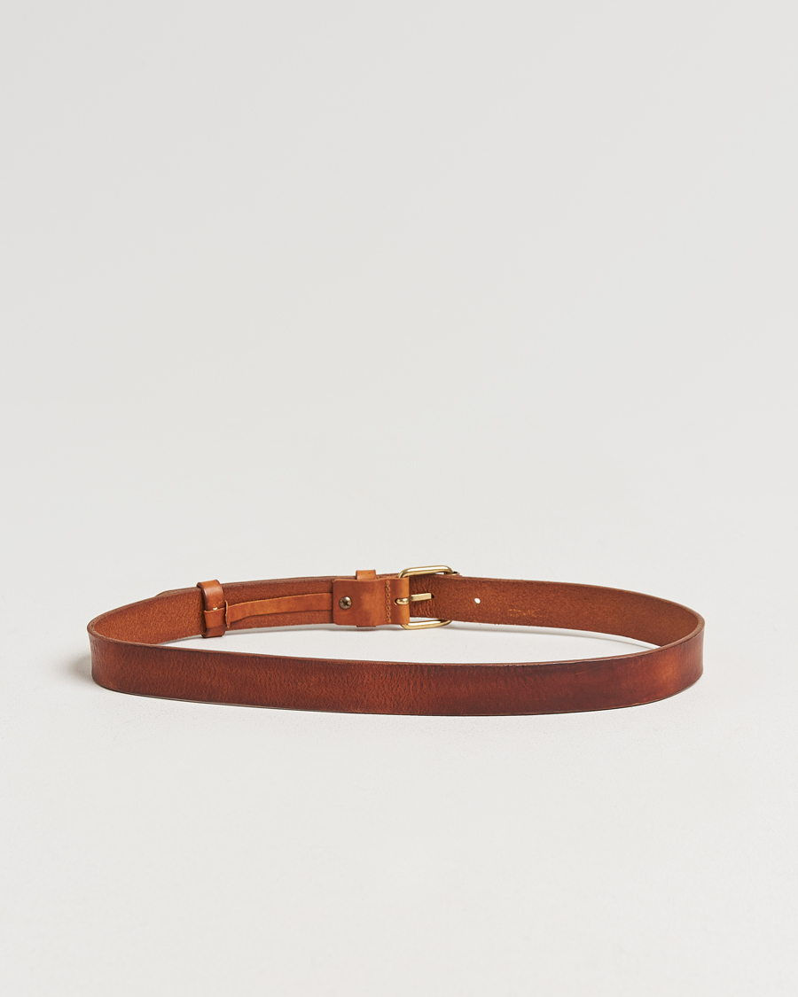 Nudie Jeans Dwayne Leather Belt Toffee Brown