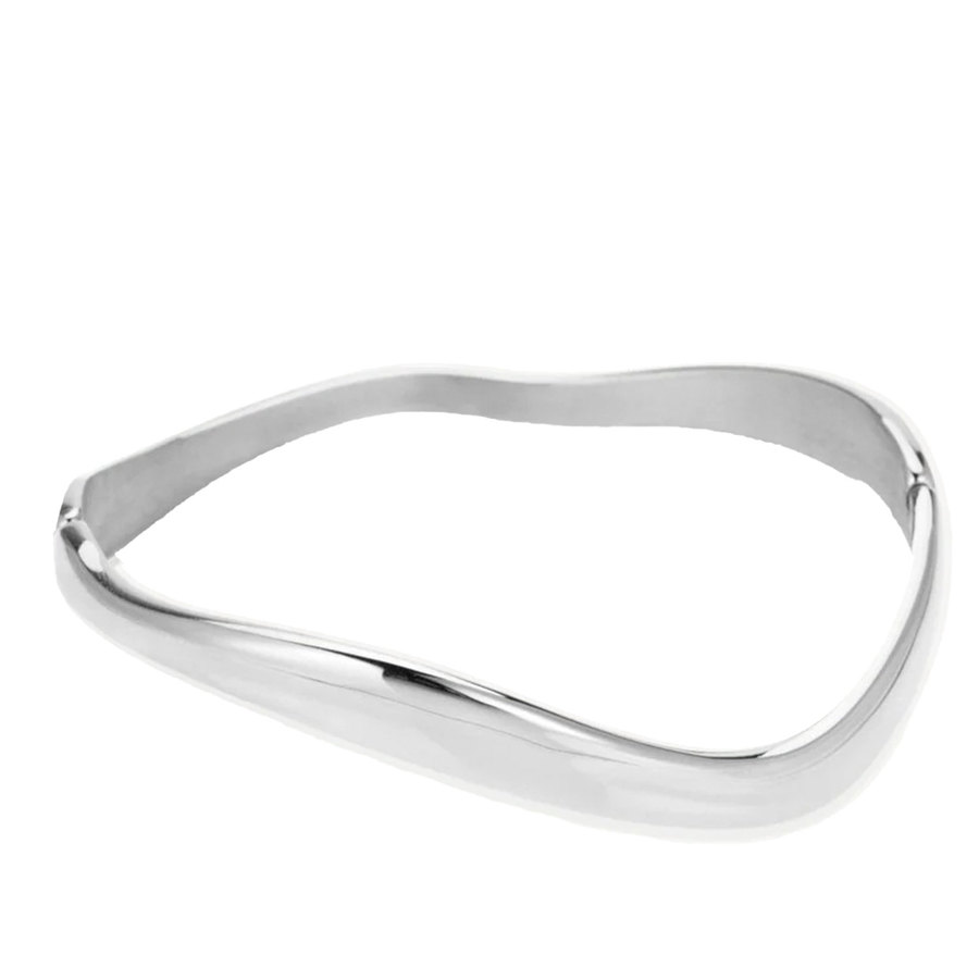 Sistie2ND Wavy Bracelet Steel 17,5cm