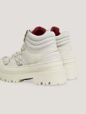Botas de cano curto híbridas com cadarço