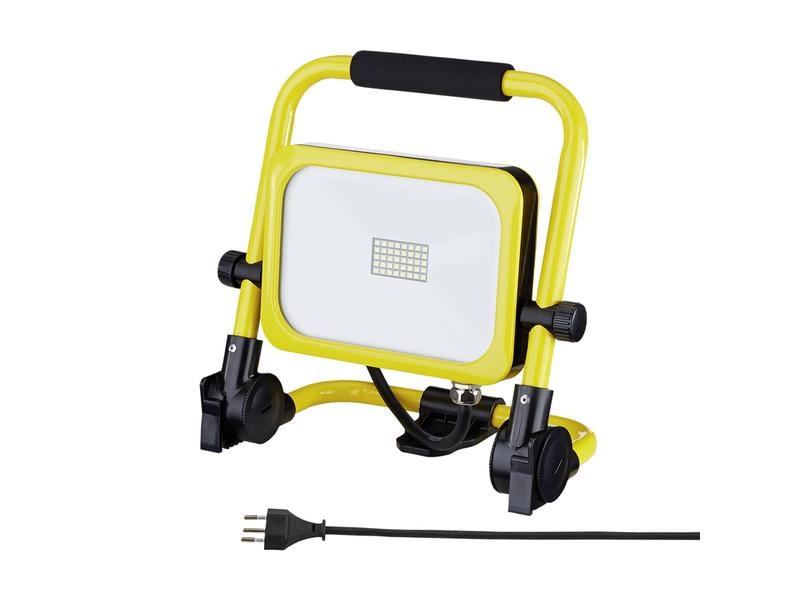 STEFFEN Scheinwerfer WORKLIGHT LED 20 W LED Strahler mit Traggriff und klappbarem Standfuss