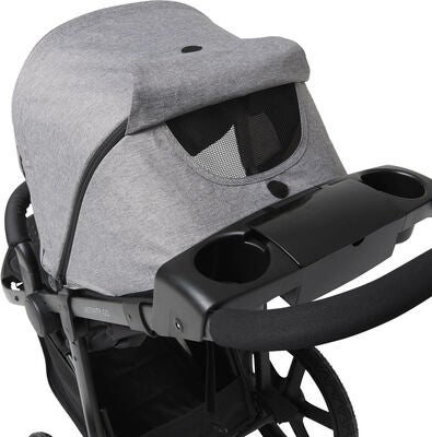 Beemoo Activity Go Aktivitetsvogn, Black/Dark Grey