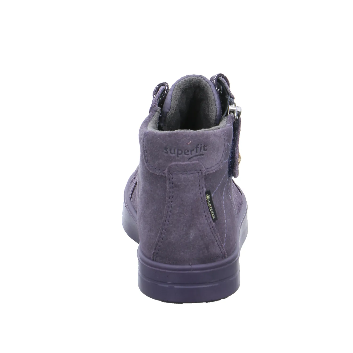 SUPERFIT Kleinkinder-Halbschuh Klett Flieder Textil  Sneaker high