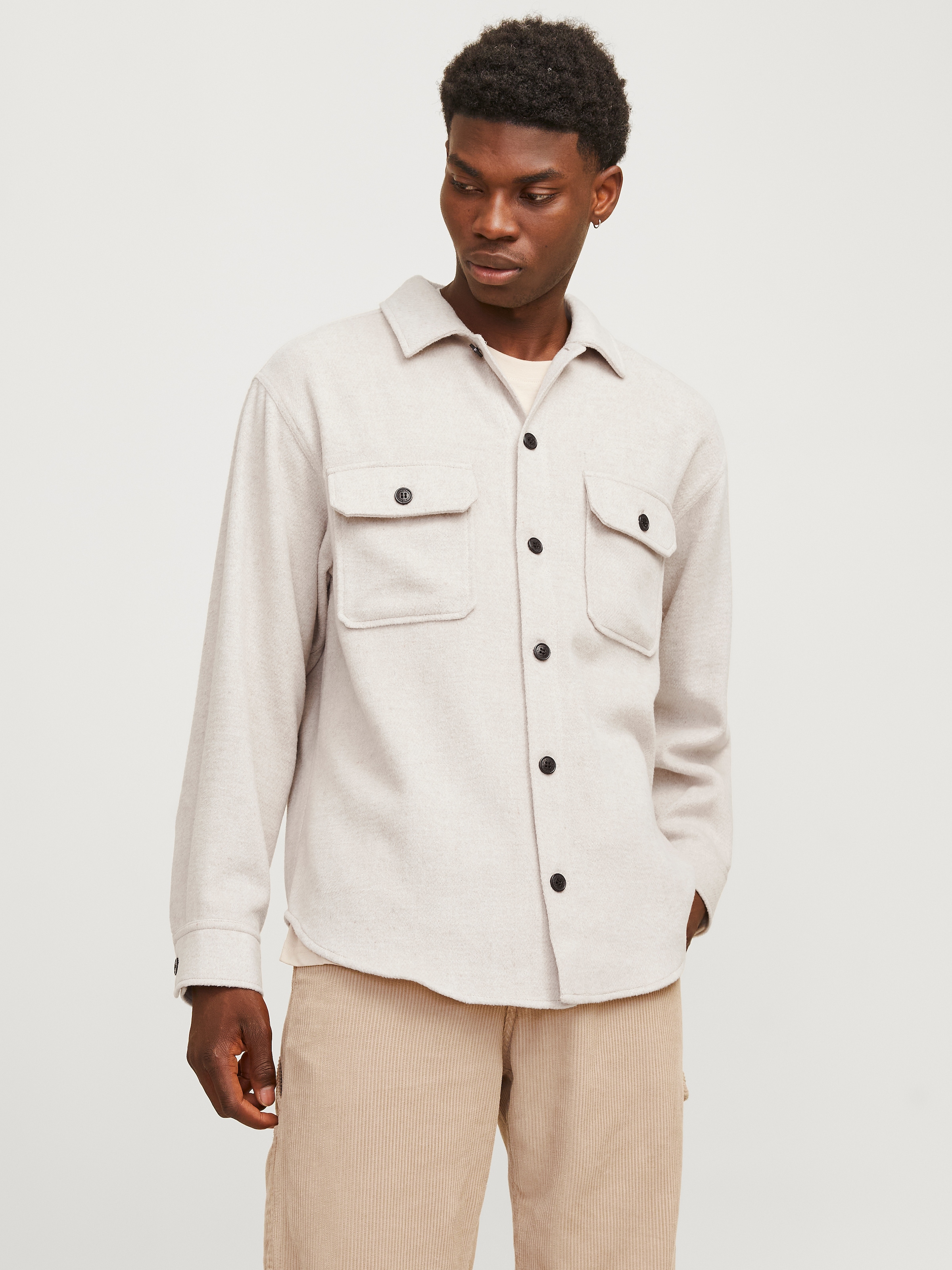 Jack & Jones Langarmhemd »JJEBRADLEY OLLIE OVERSHIRT LS NOOS«, mit Brusttaschen