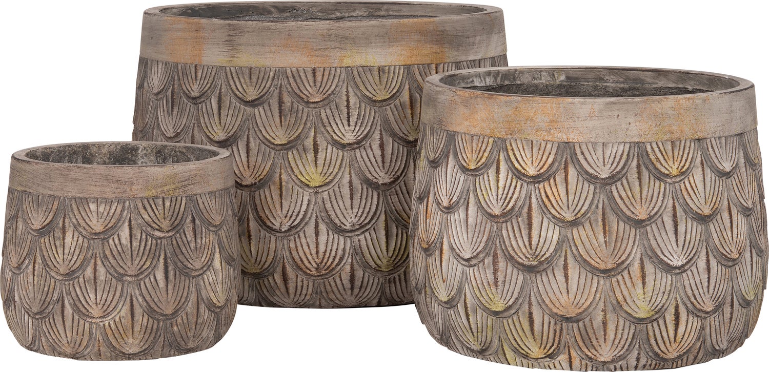 Intratuin bloempot Marieke naturel D 35 H 26 cm