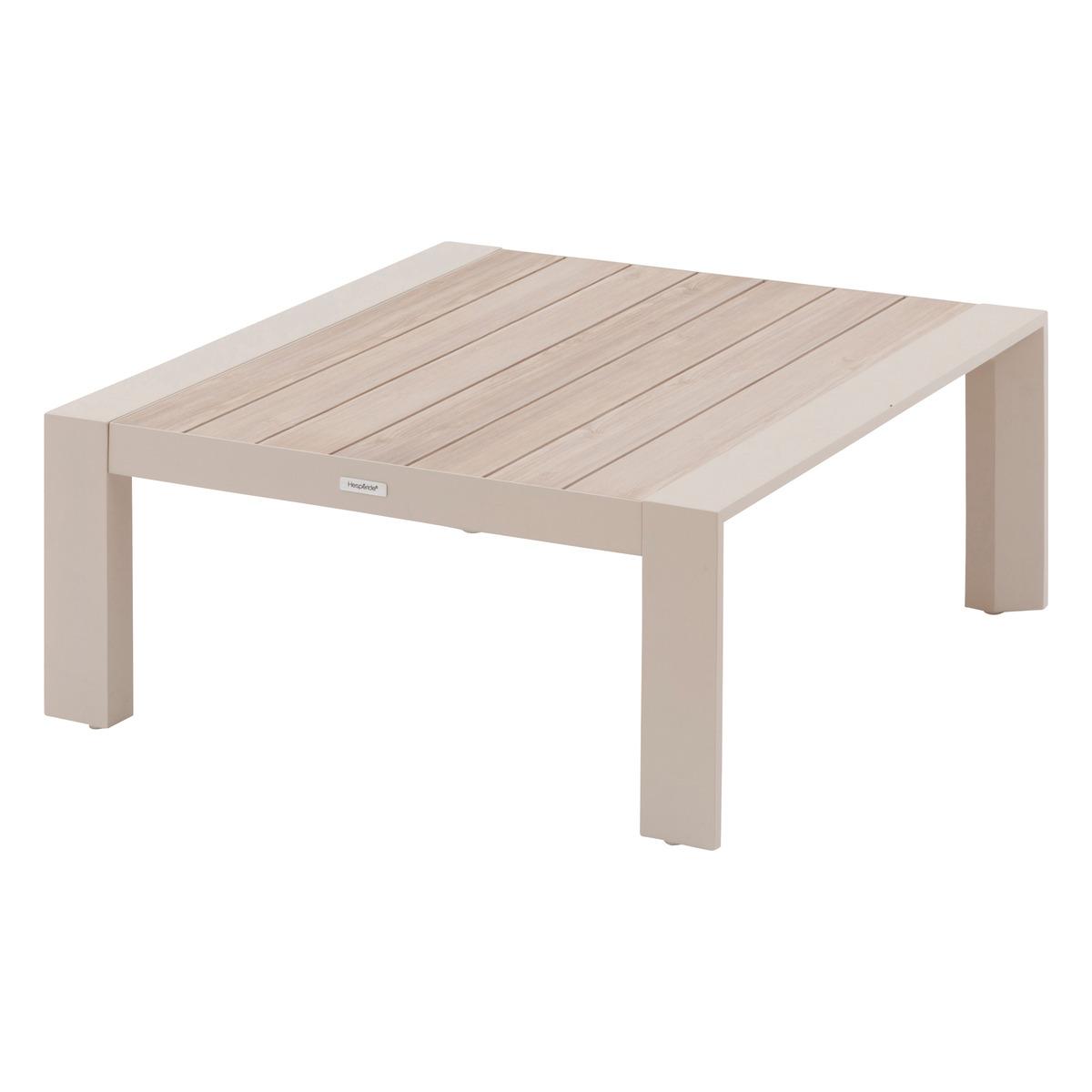 TABLE BASSE EVASION 87X87CM ARGILE LIN