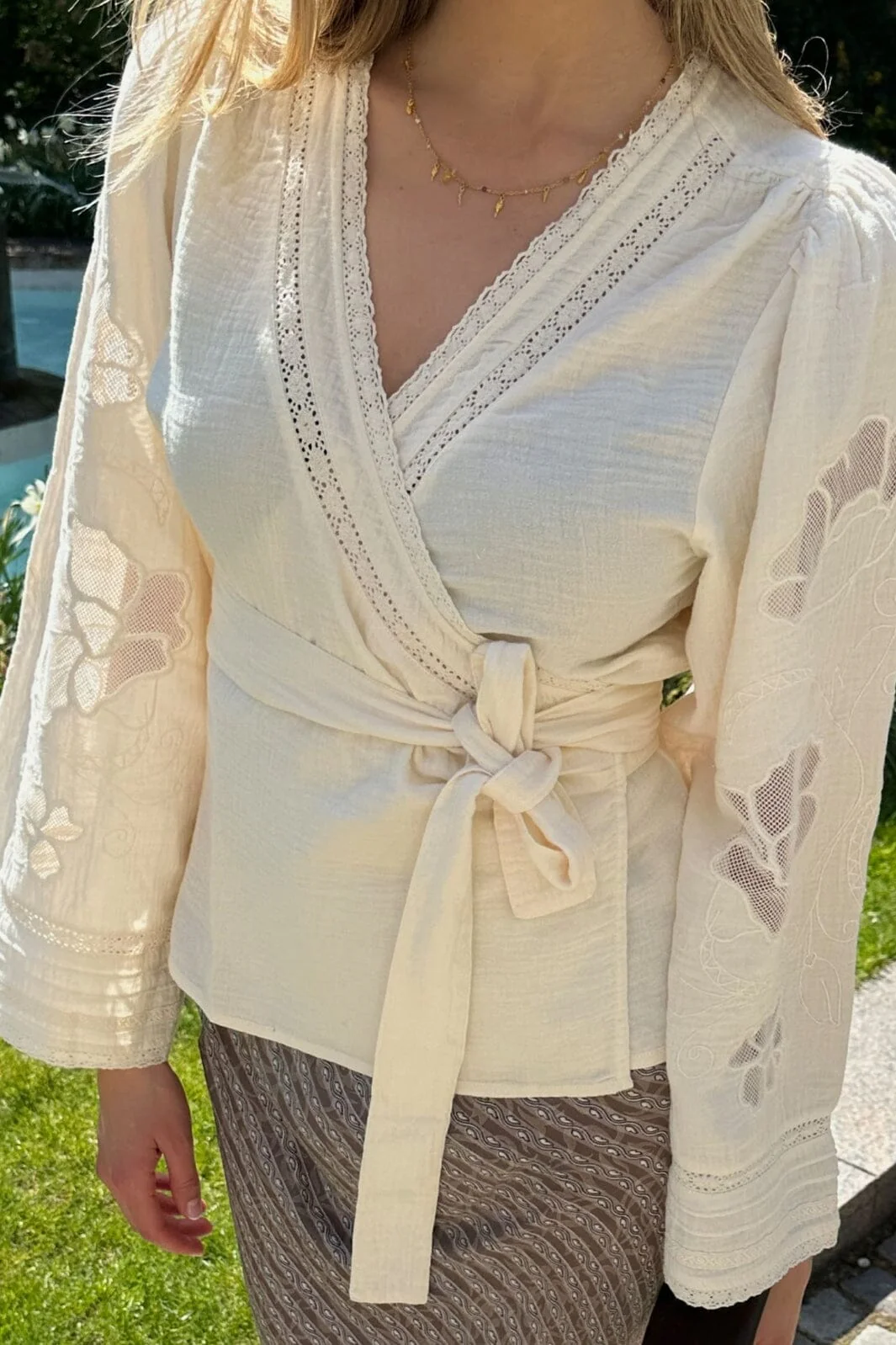 Sissel Edelbo Winfrey Wrap Top SE 1248