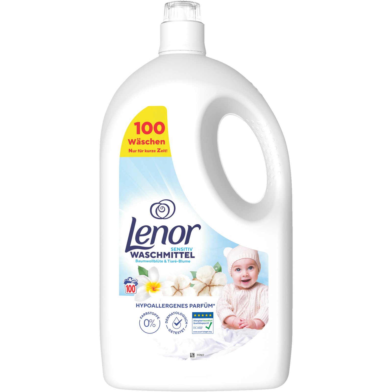 Lenor Flüssigwaschmittel Sensitive 100 Waschgänge