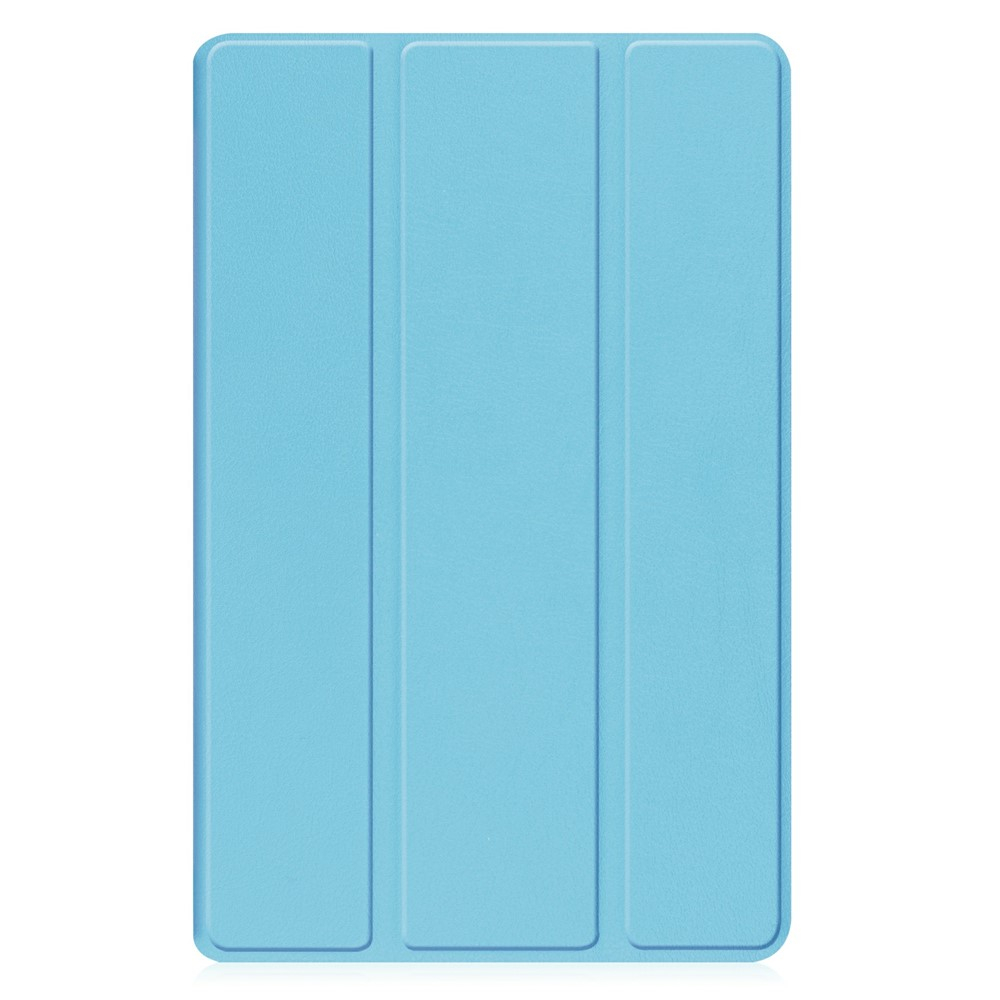 Samsung Galaxy Tab A11  Plus / A9  Plus Leder Tasche Flip Cover Hülle - Hellblau