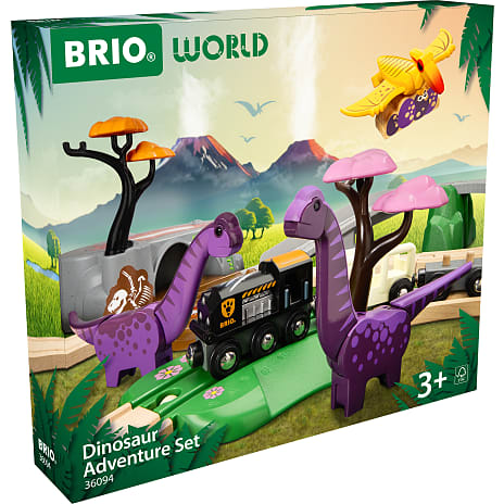 BRIO togbanesæt med dinosaurer 36094