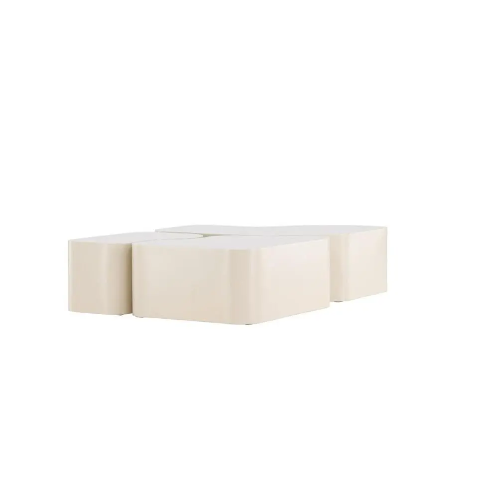 Svea - Flora organische salontafels - set van 3 - beige