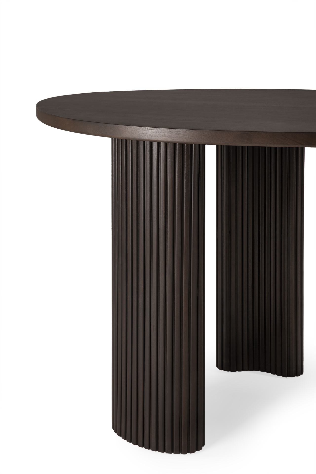 Ethnicraft - Boomerang bureau 160 - donker mahonie