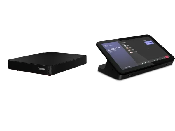 Lenovo ThinkSmart Core - Controller Kit - videokonferencepakke (lydbarre, berøringsskærmkonsol, beregningssystem) - med 3 års Lenovo Premier Support   First Year Maintenance - Certified for Microsoft Teams Rooms - sort