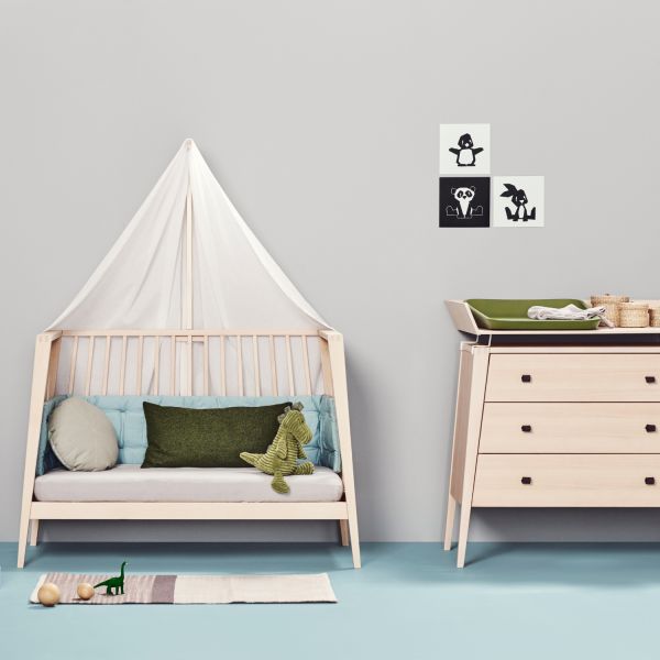 Leander Linea Babybed - Beech