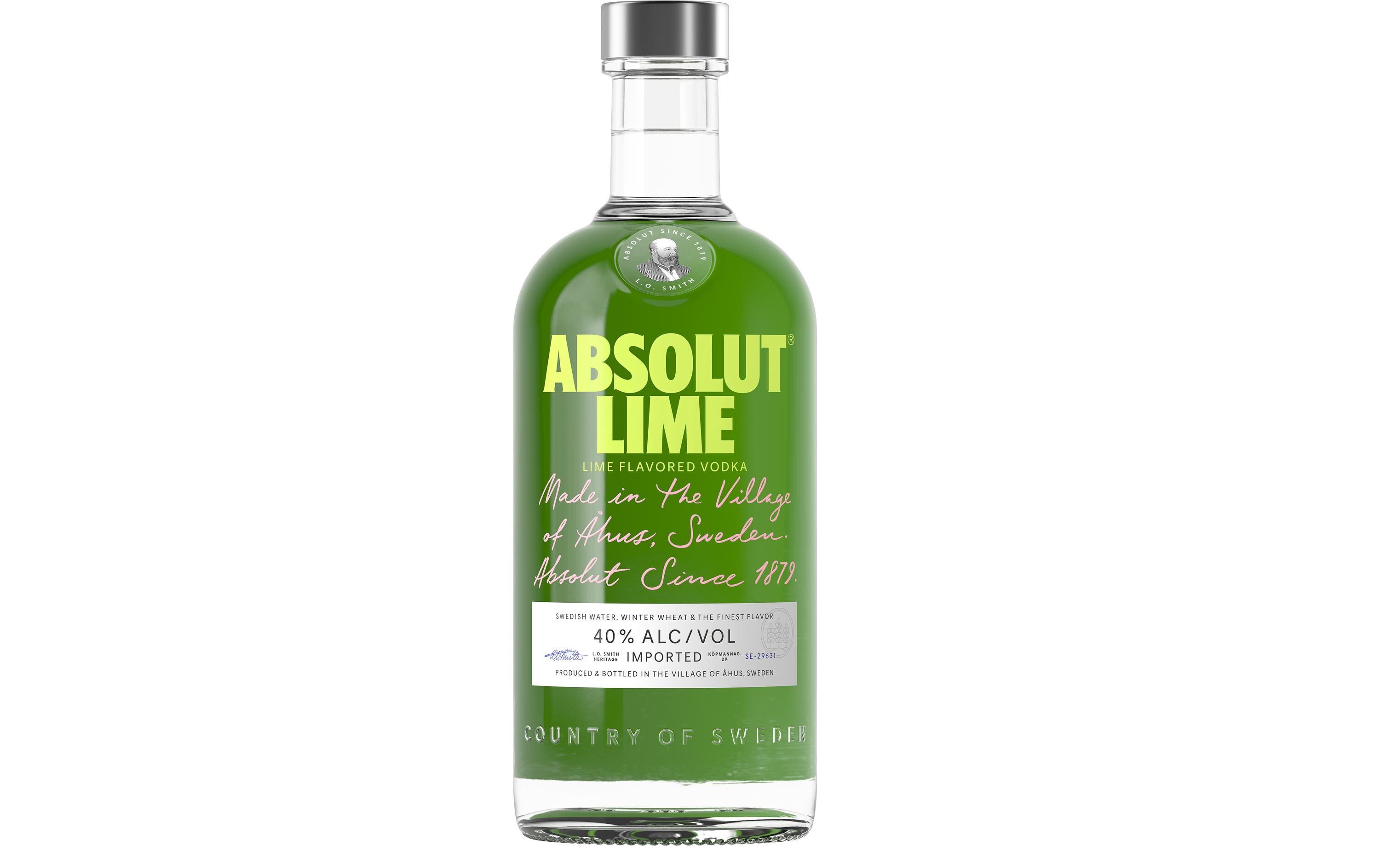 Vodka Lime 0.7 lAromatisierte Spirituose auf Getreidebasis