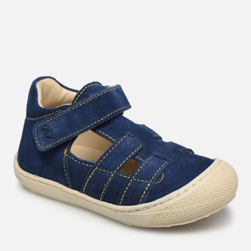 Naturino Naturino Cocoon Supersouple Bede sandales Suede bleu