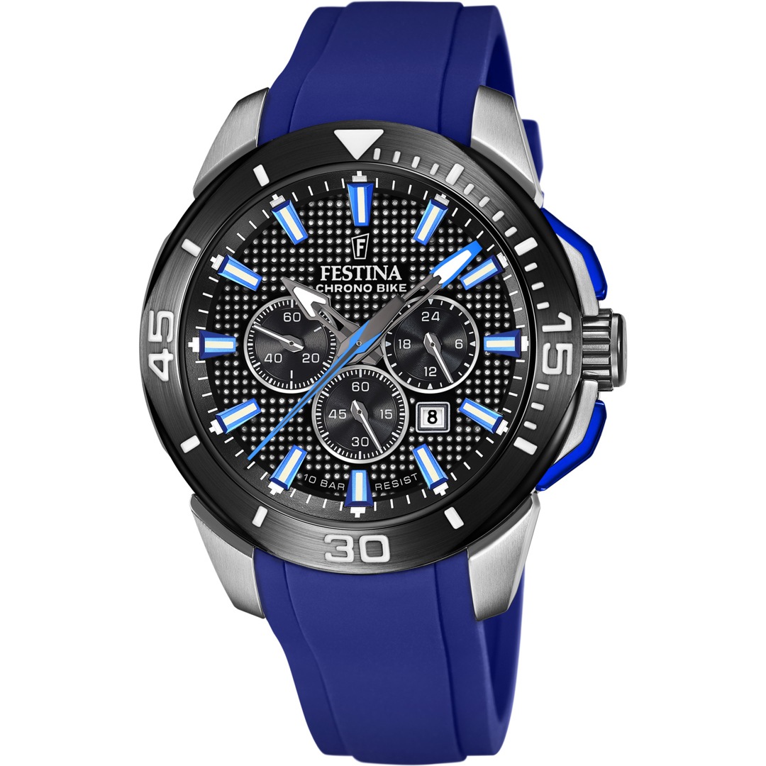 Festina Chrono Bike 2022 Blau / Schwarz