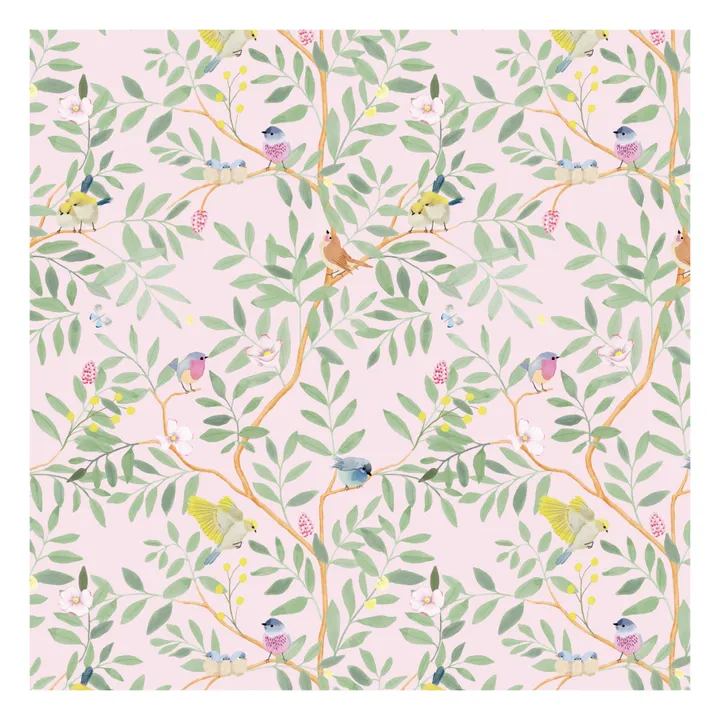 MIMI'lou Papier Peint  Printemps | Rose