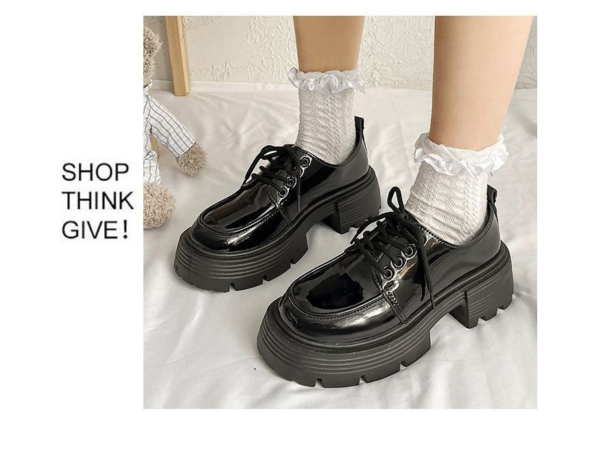 Asterisk - Platform veterschoenen