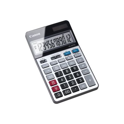 Calculatrice de bureau Canon HS-20TSC - 12 chiffres - alimentation batterie et solaire