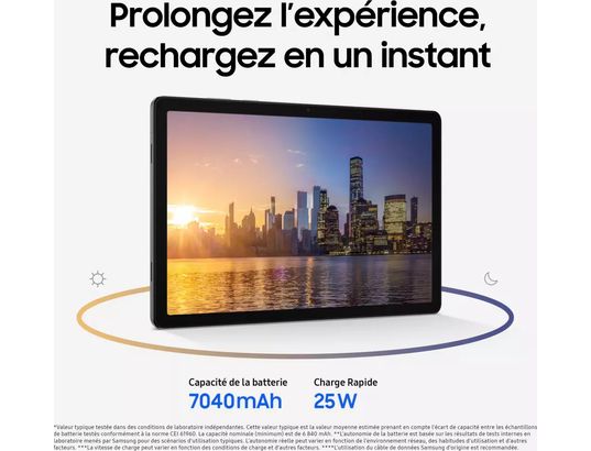 SAMSUNG - Tablette tactile Galaxy Tab A11+ 256 Go Wi-Fi argent-SM-X230NZSPEUB