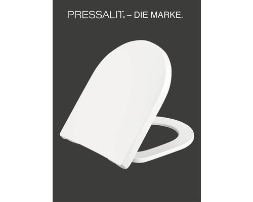 Pressalit toiletzitting Design D 2.0 wit met soft-close mechanisme 1152011-DK3999
