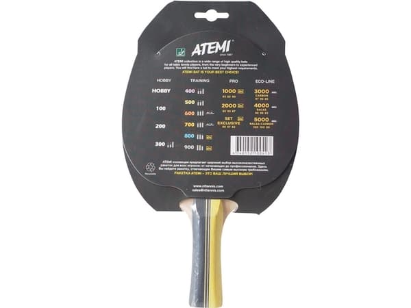 ATEMI 500 PING PONG PINGBALL** konkav