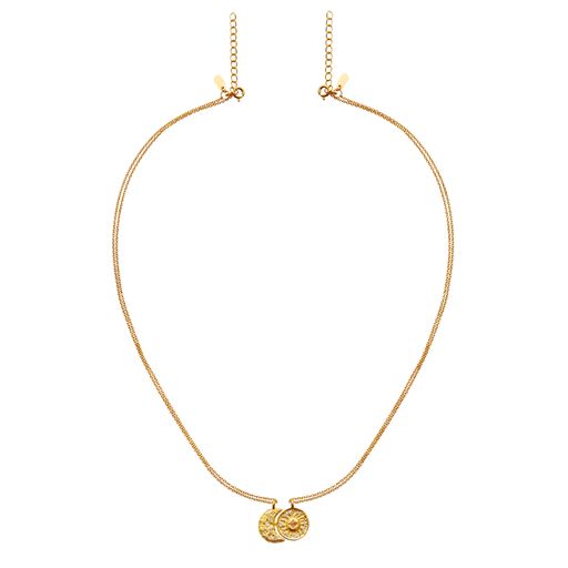 Maanesten Friendship Halskæde, Gold Plated, 45 3 cm