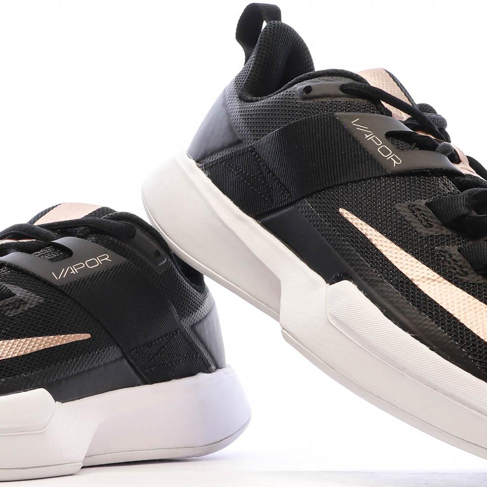 Nike Chaussures de Tennis Noires Femme Nike Vapor Lite Cly