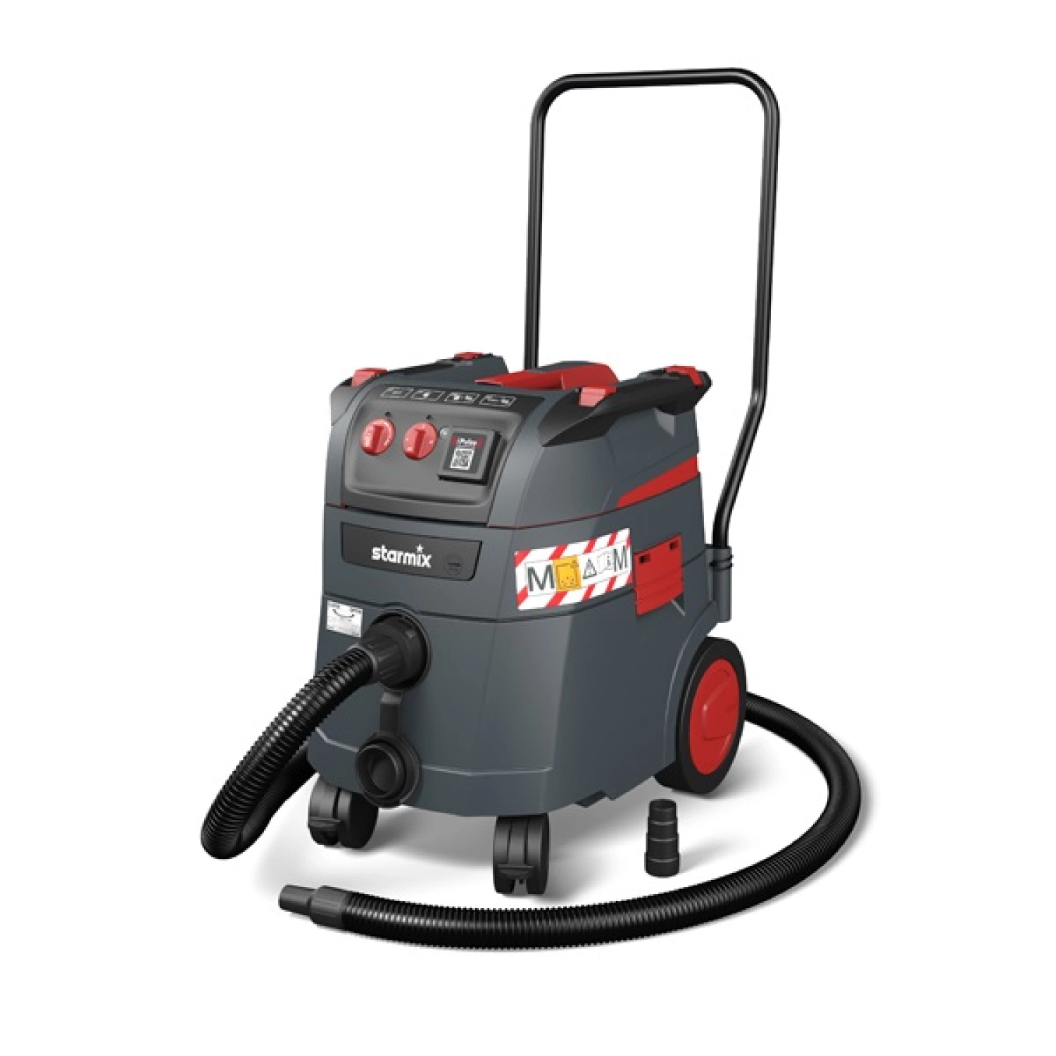 Starmix iPulse M-1635 Safe Plus Bouwstofzuiger met rijbeugel - 1600W - M-klasse - 35L