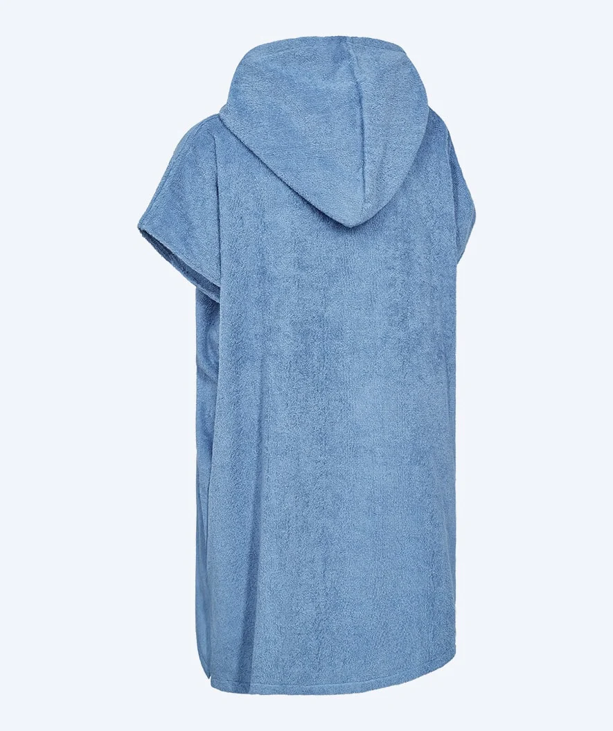 Watery badeponcho til junior - Bomuld - Atlantic Blue