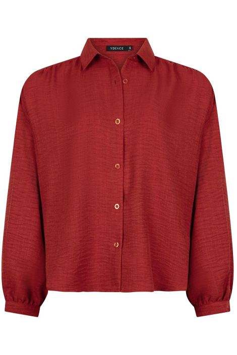Ydence rode dames blouse