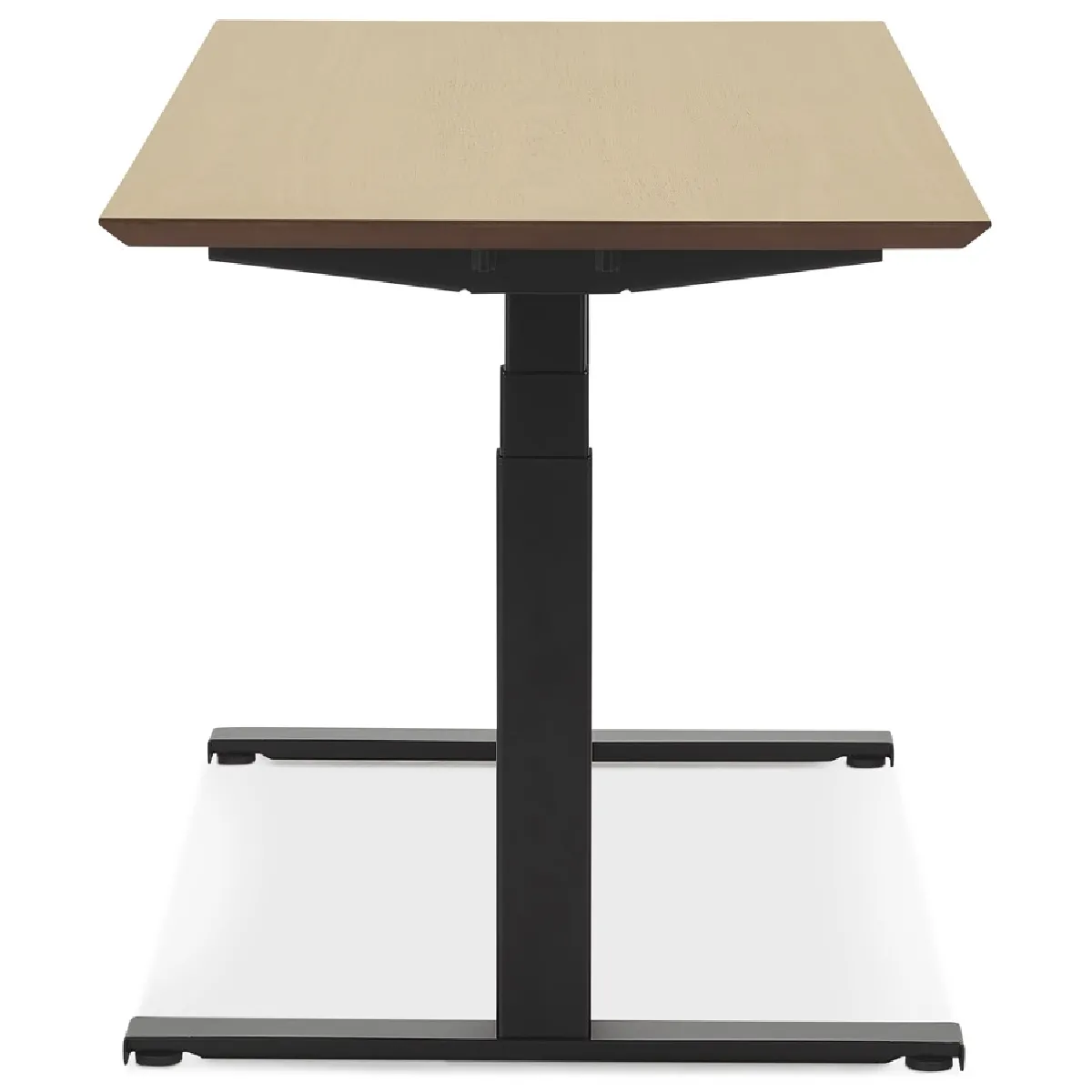 Alterego Bureau BIONIK Assis-Debout - Naturel/Noir