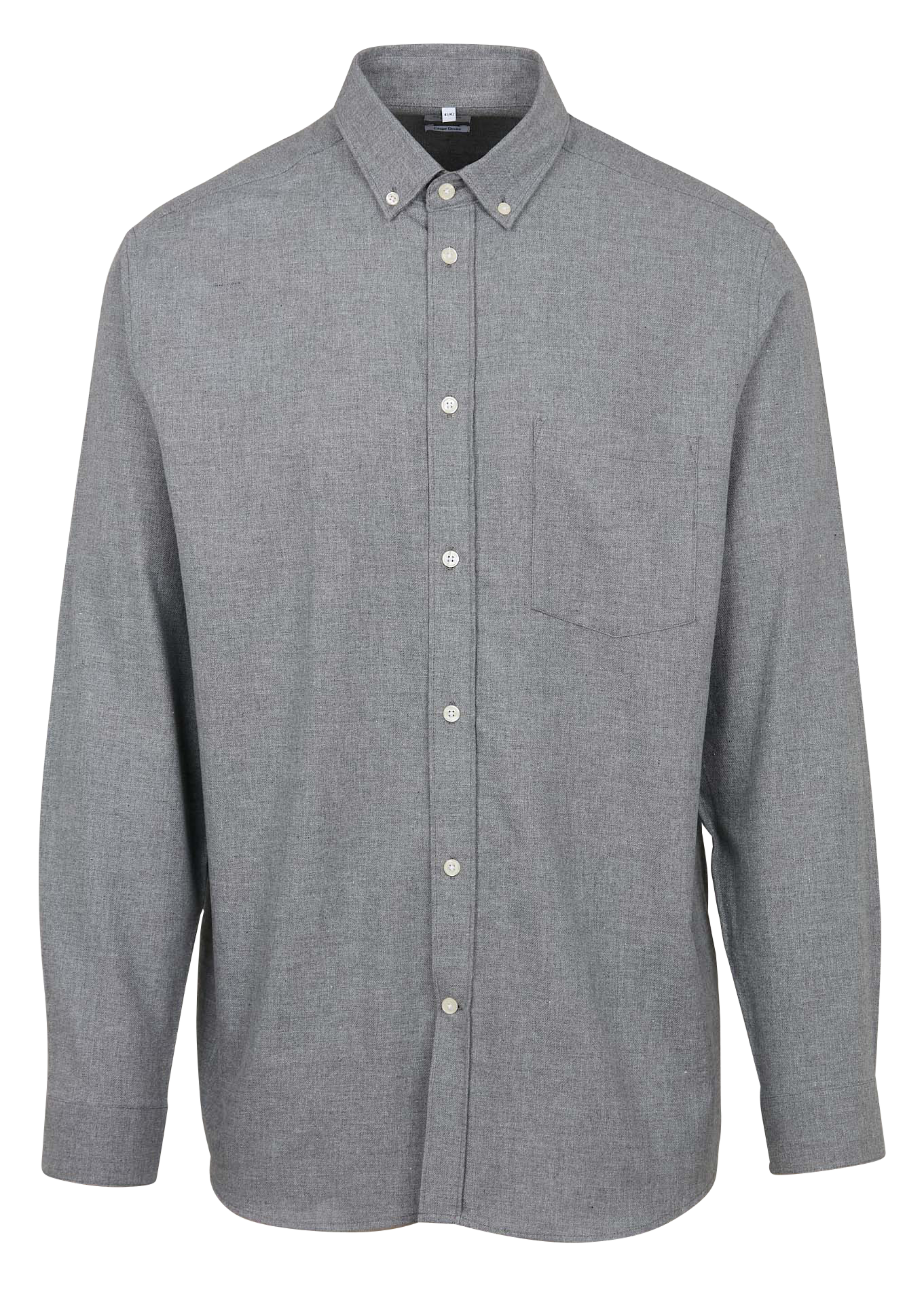 CLANNEL - Chemise regular en coton | Gris