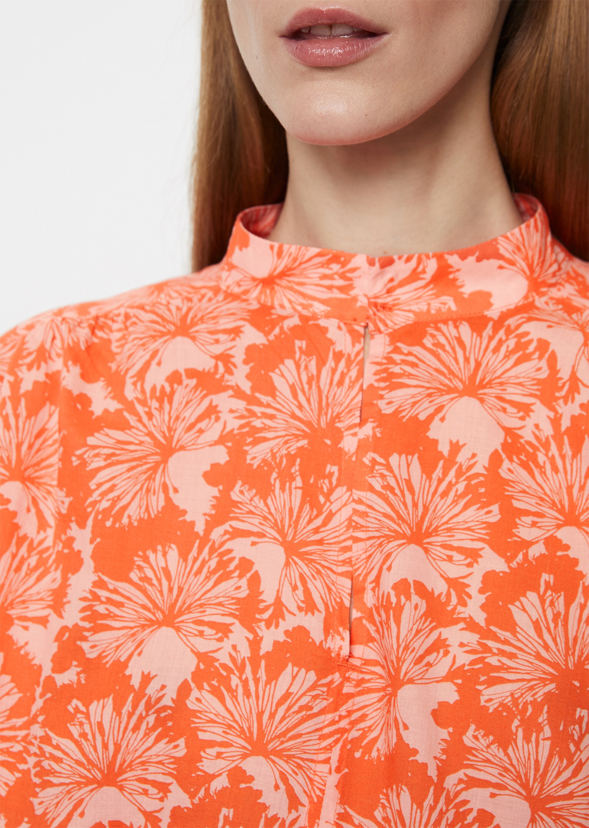 Langarm-Print-Bluse regular aus Silky-Touch-Voile-Qualität